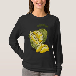 Hand drawn Durian   Tropical Fruit T Shirt