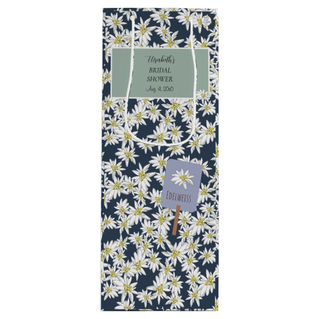 Hand Drawn Edelweiss Elegant Vineyard Boutique (Framsidan)