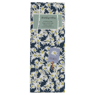 Hand Drawn Edelweiss Elegant Vineyard Boutique