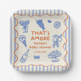 Hand Drawn Italian That's Amore Bridal Shower