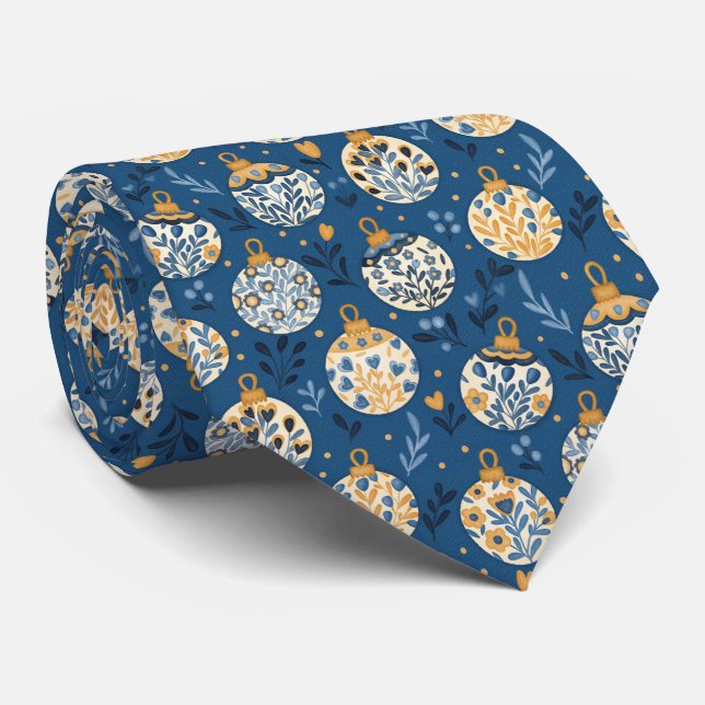Hand Drawn Nordic Folk Art Neck Tie Slips (Rullad)