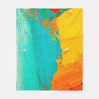Hand drawn oil painting. Abstract art background.  Fleecefilt