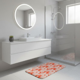 Hand Drawn Peony Floral  Badrumsmatta