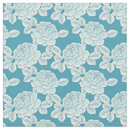 Hand Drawn Peony Floral Fabric Tyg