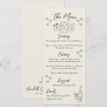 Hand Drawn Retro Wedding