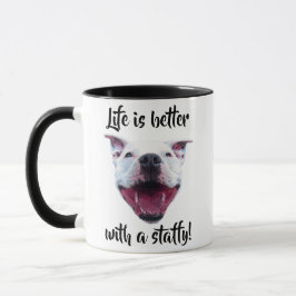 Hand Drawn Staffordshire Bull Terrier Mug Mugg