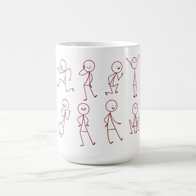 Hand-Drawn Stickman Collection Mugg (Center)