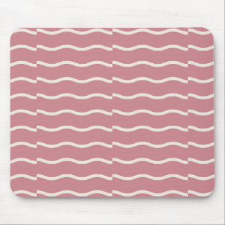Hand-Drawn Wavy Ticking Stripe | Dusty Rose Musmatta
