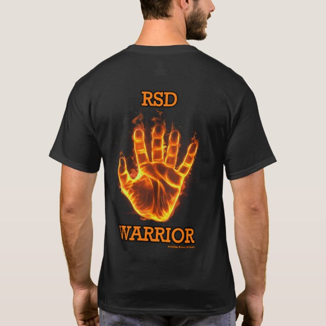 Hand/flamma...CRPS T Shirt (Baksida)