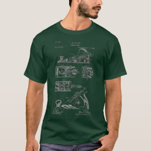 Hand Flygplan Patent Teckning Aug 16 1889 T Shirt
