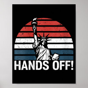 Hand för Frihetsgudinnan av motståndsförmåga mot d Poster