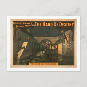 Hand från Destiny "The Lock on the Seine River" Vykort