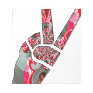 Hand-fredstecken Anteckningsblock