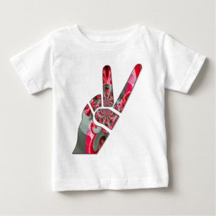 Hand-fredstecken T Shirt