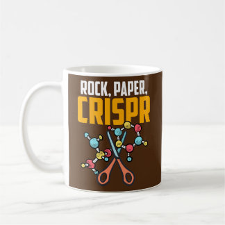 Hand Game Sten Papper Scissors CRISPR Gene Editing Kaffemugg
