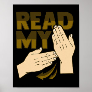 Hand Gesture Döv Hörselförlust Medvetenhet 12 Poster