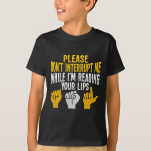 Hand Gesture Döv Hörselnedgång Medvetenhet 9 T Shirt