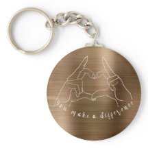 Hand Heart-symbol med en annan citat