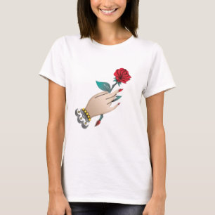 Hand Holding a Ro T-shirt" T Shirt
