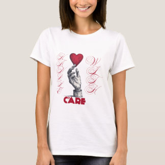 Hand Holding Heart - Kärlek, Care & Compassion Tee