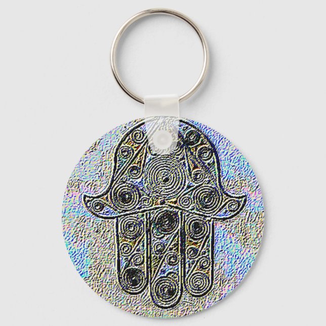 Hand i Fatima Keychain Nyckelring (Framsida)