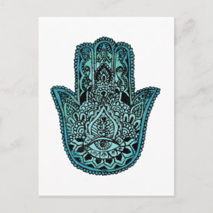 Hand i Fatima Vykort