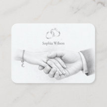 Hand i hand Romantiskt Minimalistiskt Bröllop
