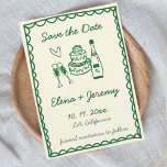 Hand Illustrated Vintage Colorful Grönt Bröllop Spara Datumet<br><div class="desc">🌿 "Viktiga Gröntar": Handillustrerade Spara datumkort 🌸 meddela början av din fantastiska färd med våra "Gröntarna " Spara datumkort - en kod för handillustrationer och handskriven charm. De här korten är en viskös och söt inledning till det kommande firande, och de blir allt tydligare genom handskrivna uppgifter i personlig, eftersom...</div>