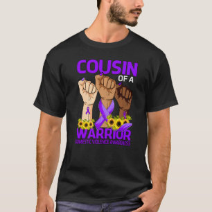 Hand kusin till en krigare Domestic-våldsbelöning T Shirt