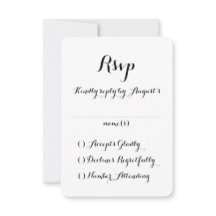 Hand Lettered Calligraphy-Bröllop OSA Card