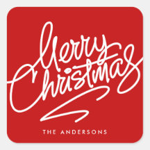 HAND-LETTERED GOD JUL | HELGDAG STICKER