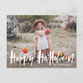 Hand-Lettered Halloween | Halloween Photo Vykort