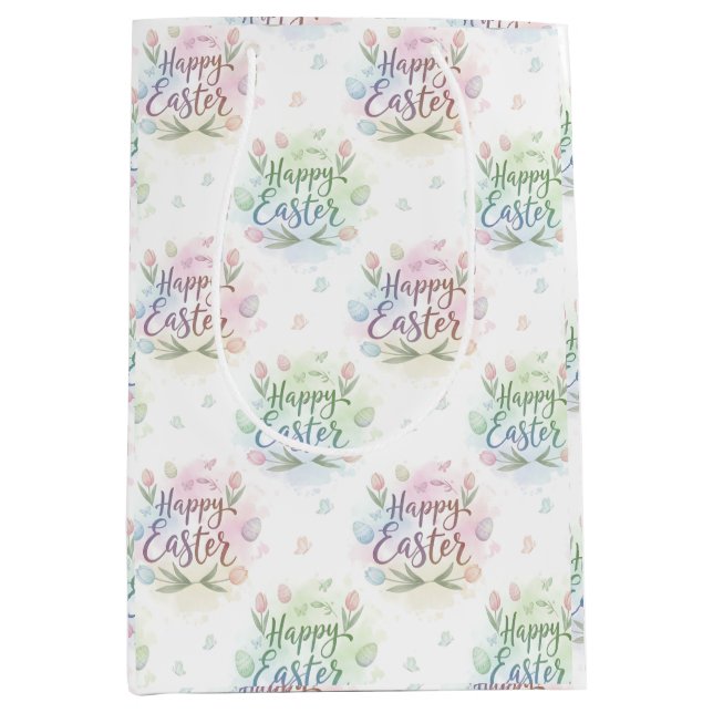 Hand-Lettered Happy Easter Watercolor (Framsidan)