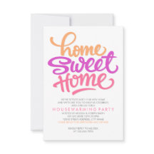 HAND LETTERED HOME SWEEME HOME | PARTY I HUSHÅLL