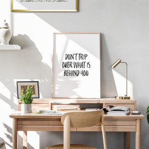 Hand Lettered Inspirational Motivational Quotes Poster