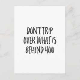 Hand Lettered Inspirational Motivational Quotes Vykort