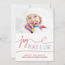 Hand Lettered Joy Photo