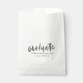 Hand Lettered Student Favor Bag