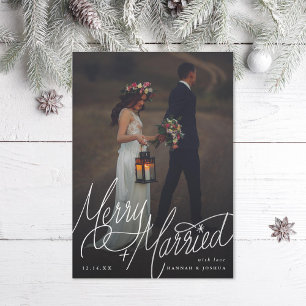 Hand-Lettering-foto med gift Julkort