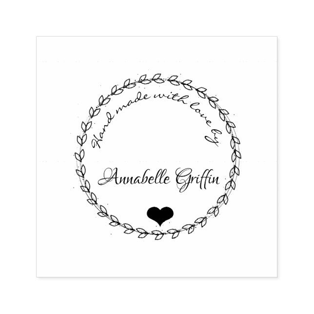 Hand Made Customized Rubber Frimärke Stämpel (Tryck)