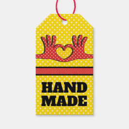 Hand Made Gift Märkre Presentetikett