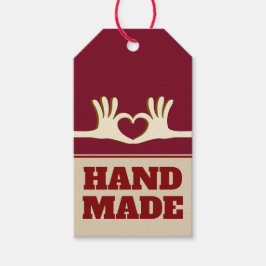 Hand Made Gift Märkre Presentetikett