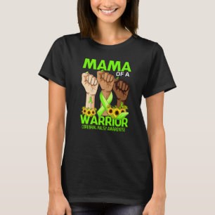 Hand Mamma av en krillare Cerebral Palsy Awareness T Shirt