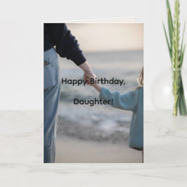HAND N HAND DAUGHTER BIRTHDAY CARD KORT