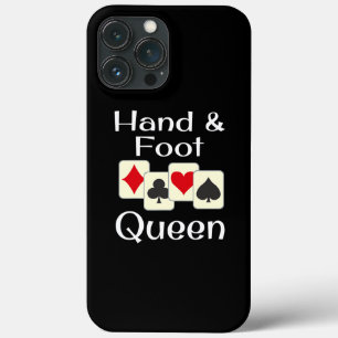 Hand och Foot Queen spelar upp kortspel