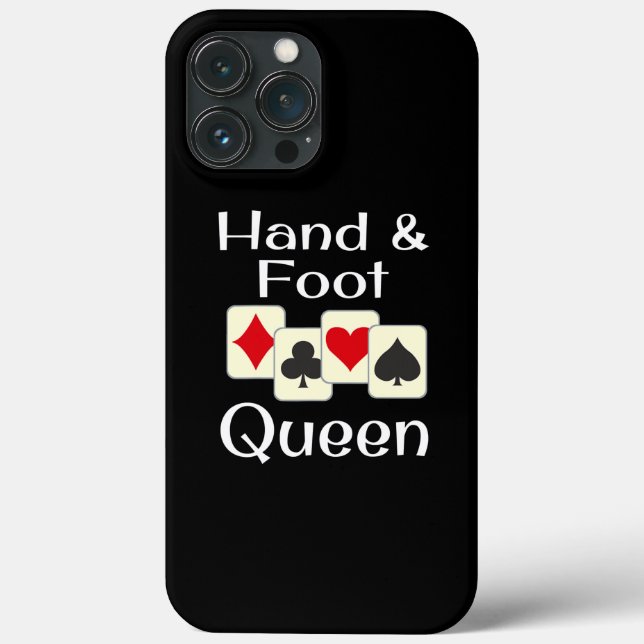 Hand och Foot Queen spelar upp kortspel (Baksida)