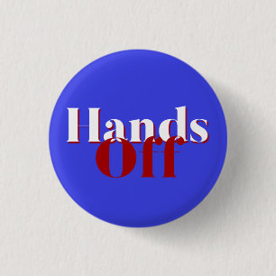 Hand off Democracy and Rule of Law Blue Knapp