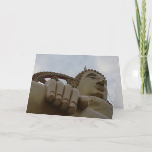 hand om buddha tack kort