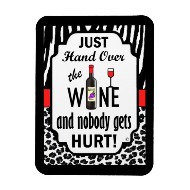Hand över Vin! Magnet (Vertikal)