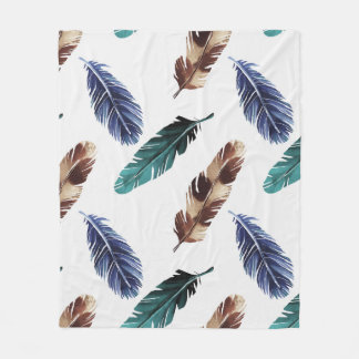 Hand painted watercolor seamless pattern with colo fleecefilt